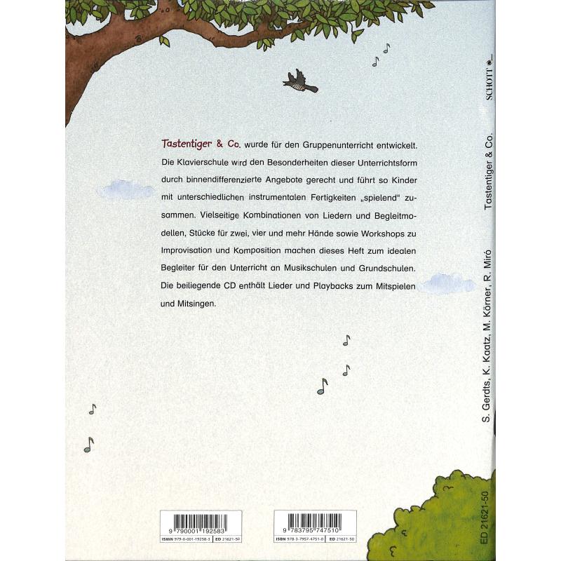 Tastentiger + Co | Die Klavierschule für Kleingruppen