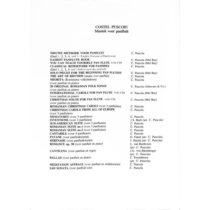 Neue Panflötenschule 1