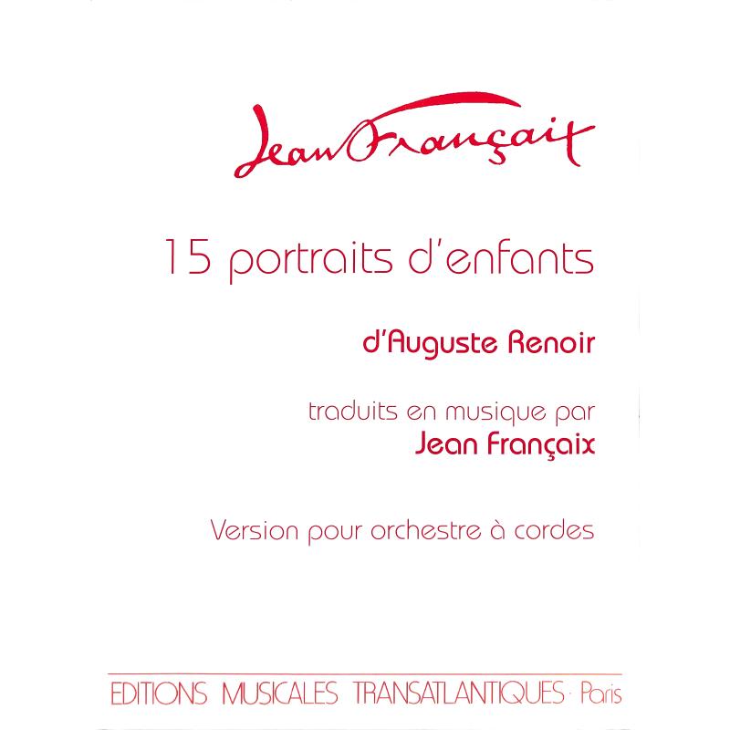 15 portraits d'enfants d'Auguste Renoir