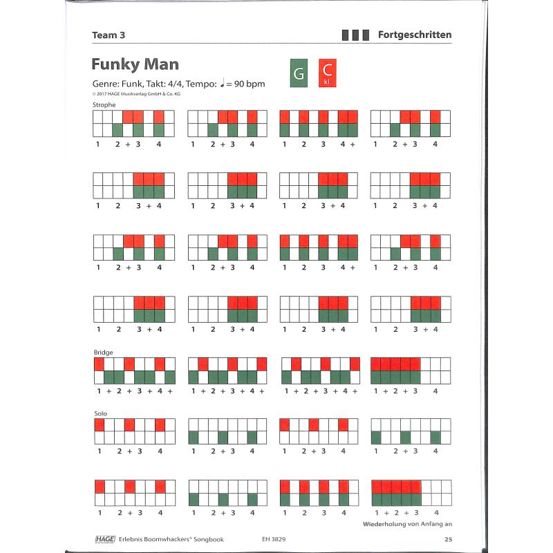 Erlebnis Boomwhackers Songbook ohne Noten