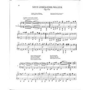 Liebeslieder op 52 + neue Liebeslieder op 65