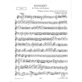 Konzert 3 G-Dur KV 216
