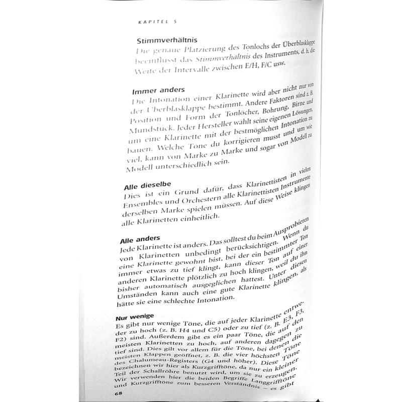 Pocket Info - Klarinette