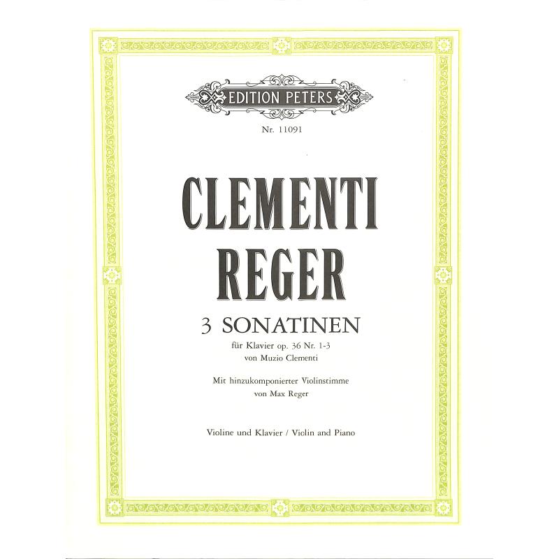 3 Sonatinen op 36/1-3