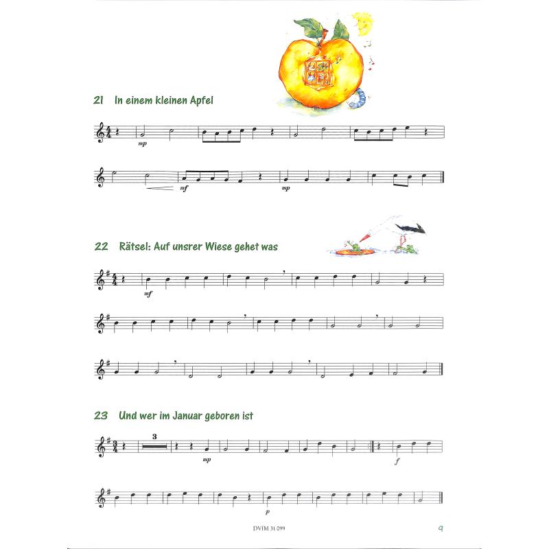 Das grüne Kinder Lieder Klavier