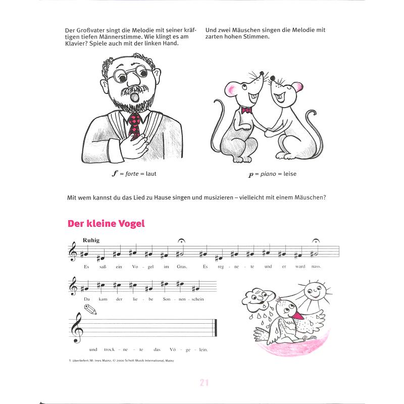 Klavier spielen + lernen 1 - Klavierheft 1