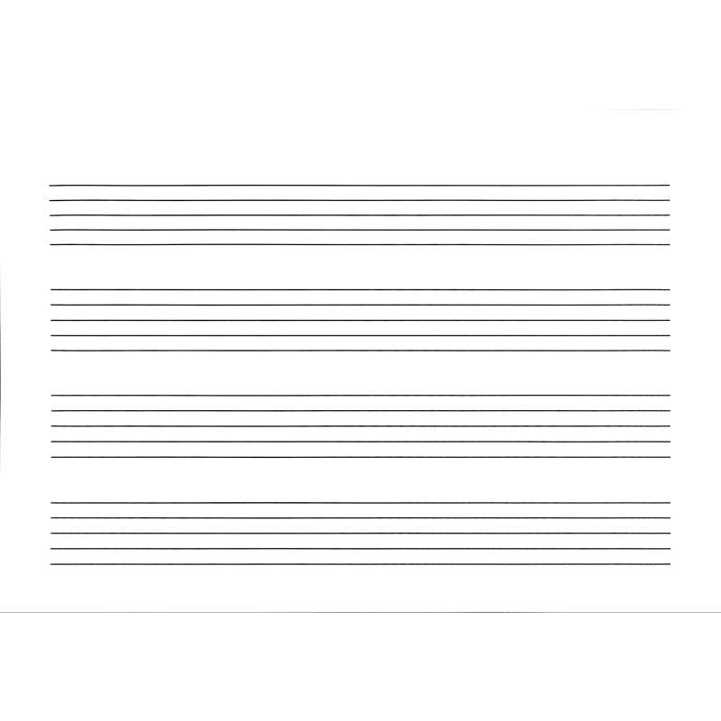 Notenheft elementar A5 quer 16 Seiten