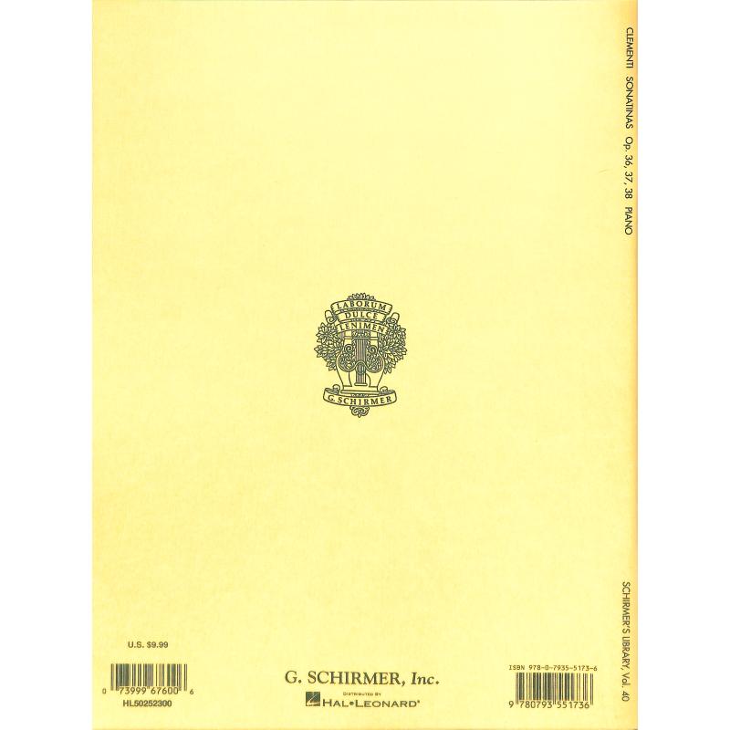 12 Sonatinen op 36 37 + 38