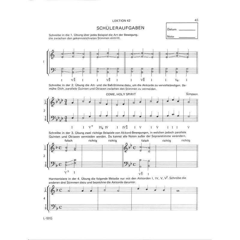 Musik Theorie 5 | Harmonielehre Handbuch