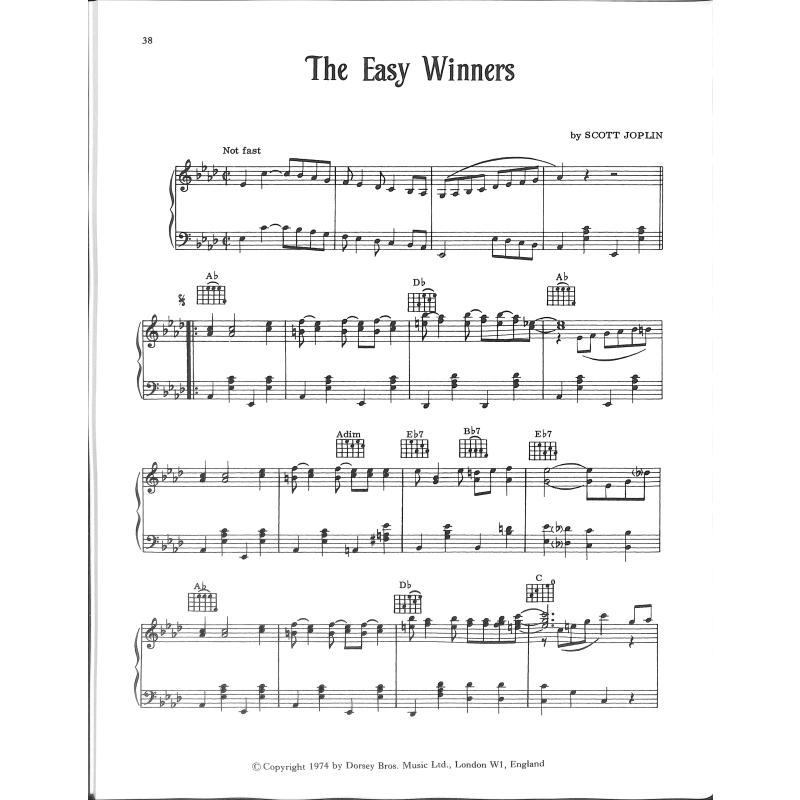 It's easy to play Ragtime