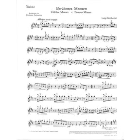 Menuett A-Dur (Quintett op 13/5)