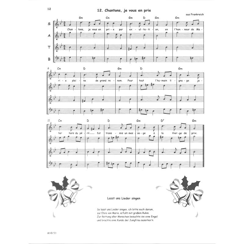 Advents + Weihnachtslieder