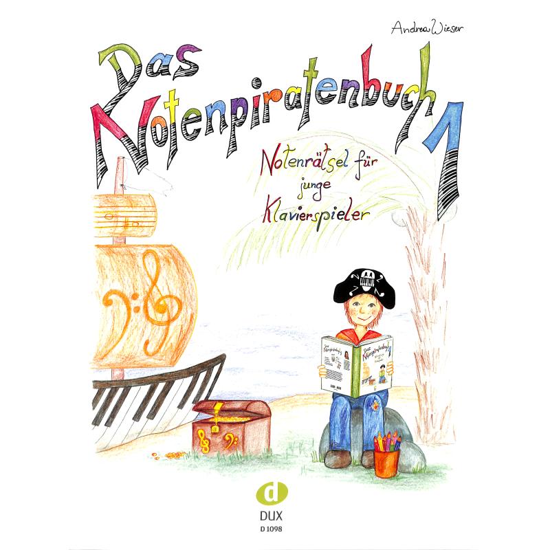 Das Notenpiratenbuch 1 | Notenrätsel für junge Klavierspiele