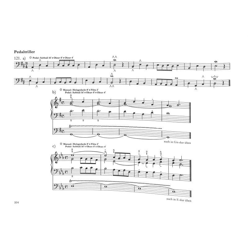 Orgelschule 2 - das Pedalspiel