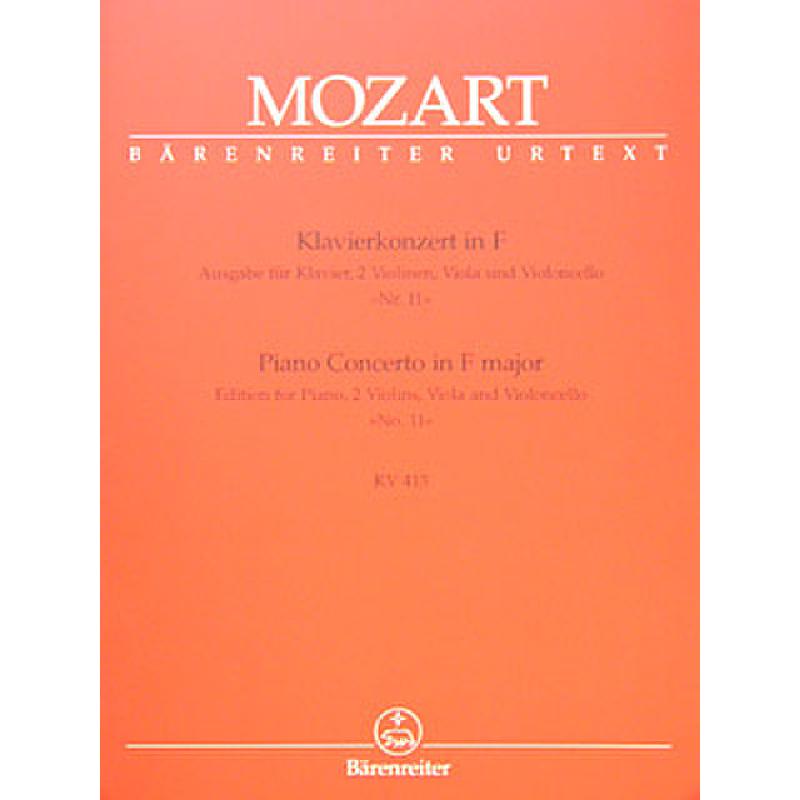 Konzert 11 F-Dur KV 413