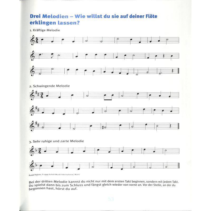 Querflöte spielen + lernen 1 Kinderheft 1