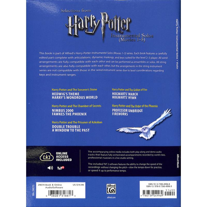 Harry Potter instrumental solos