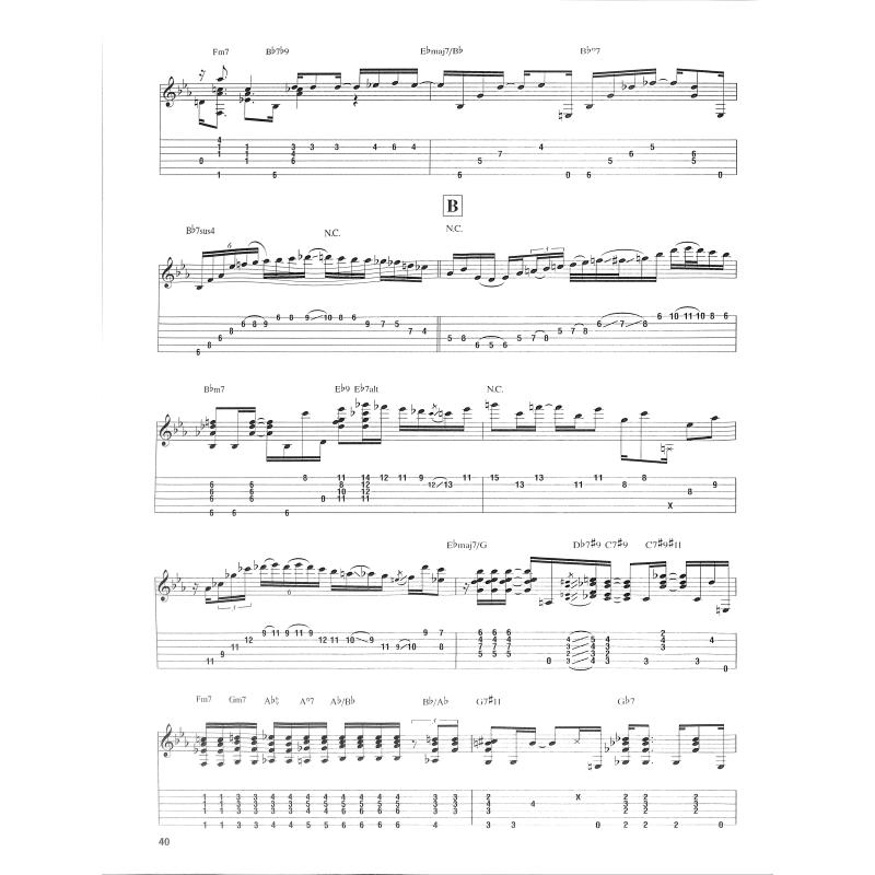 Jazz standards for solo guitar