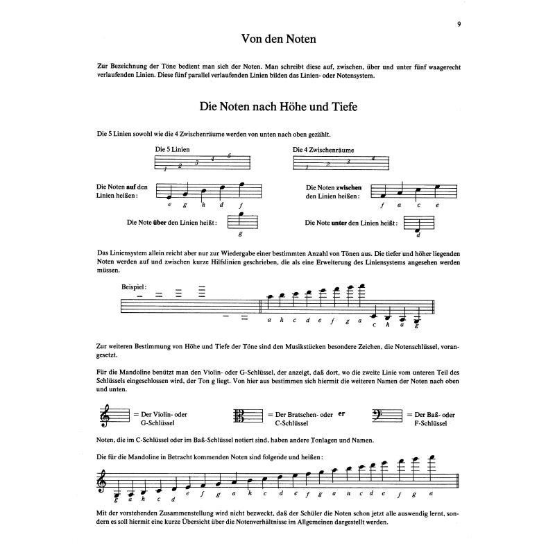 Mandolinenschule 1 - Neuausgabe