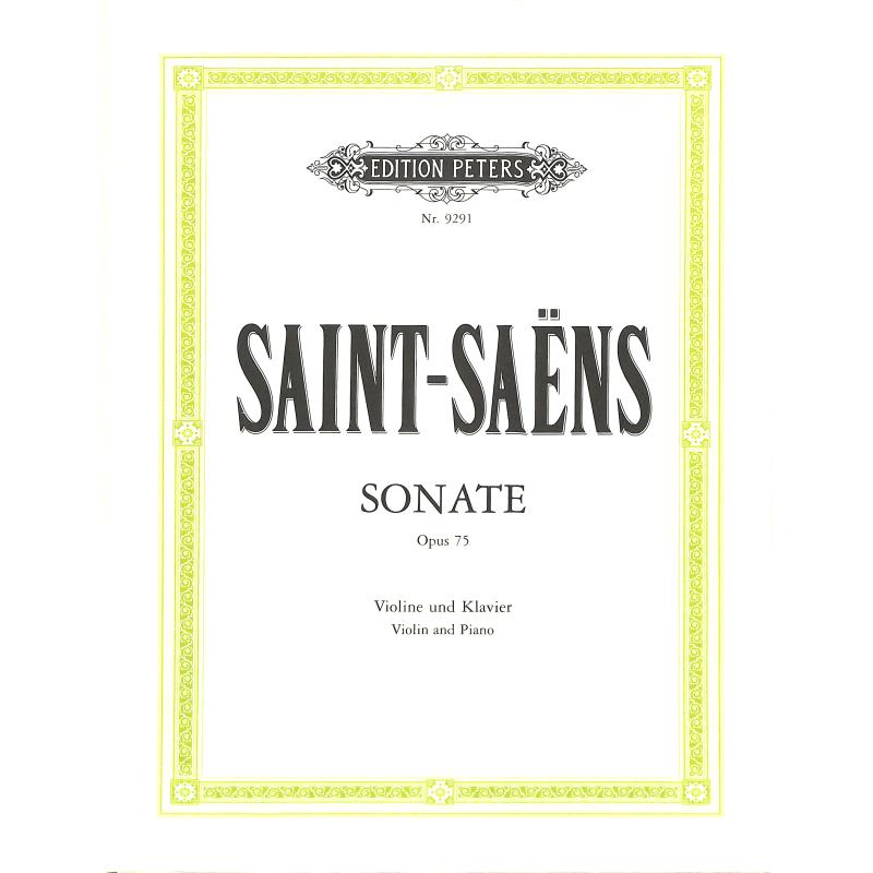 Sonate 1 d-moll op 75