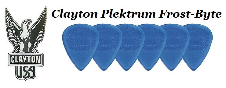 Plektrum 0,80 FROST BYTE blau