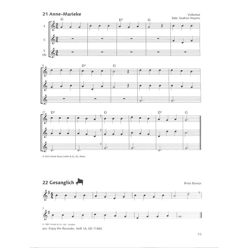 Spiel und Spaß mit der Blockflöte - Spielbuch 1