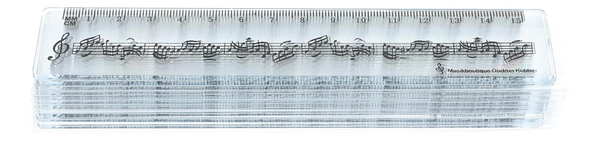 Lineal NOTEN klein 15cm