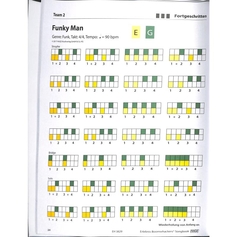 Erlebnis Boomwhackers Songbook ohne Noten