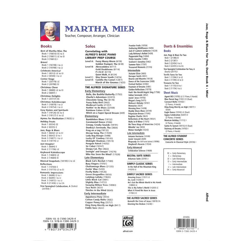 Jazz Rags + Blues for two 4