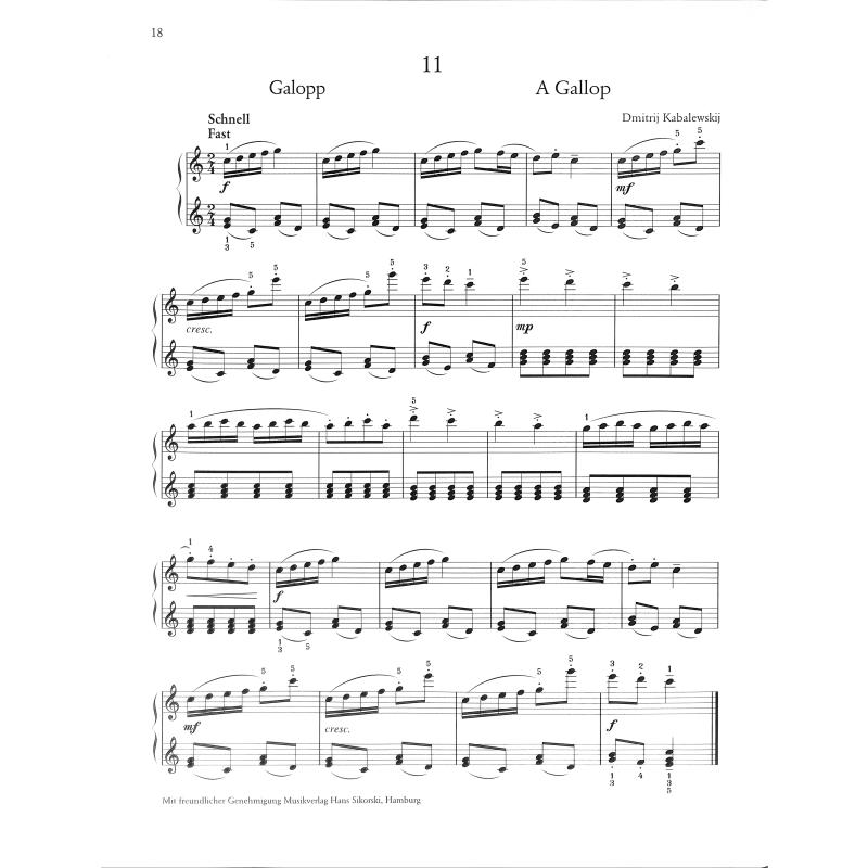 Ponies - easy piano pieces with the keyboard crocodile | Pfe