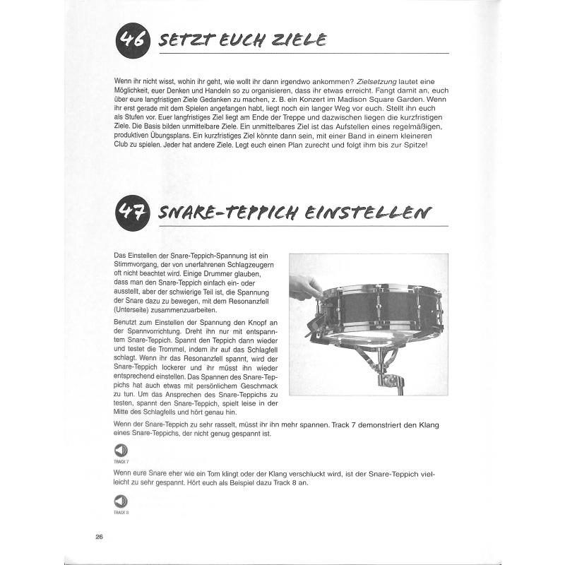 101 Drum Tipps - das gesammelte Wissen der Profis