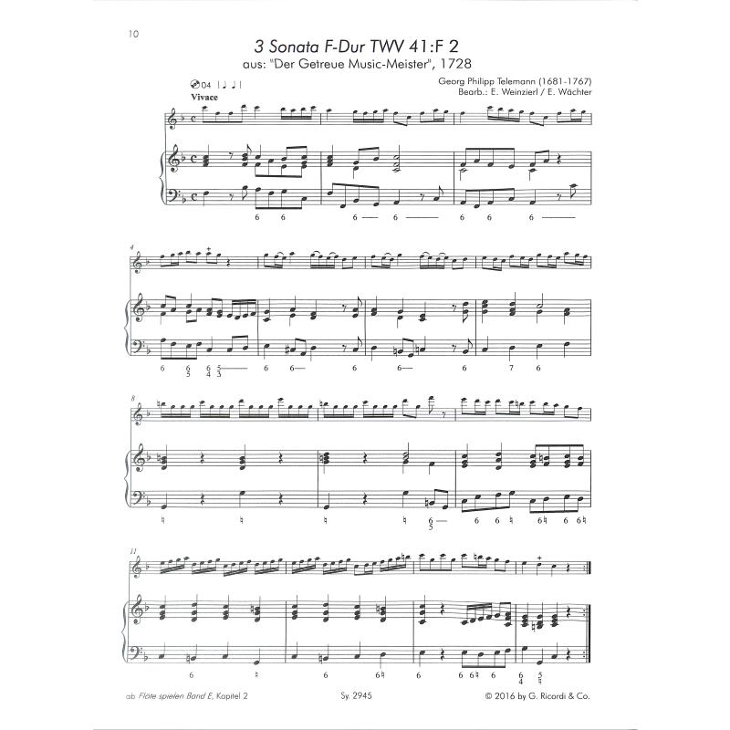 Flöte spielen E - Spielbuch