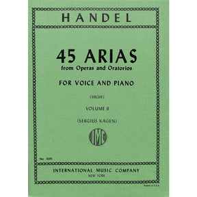 45 Arien aus Opern und Oratorien 2