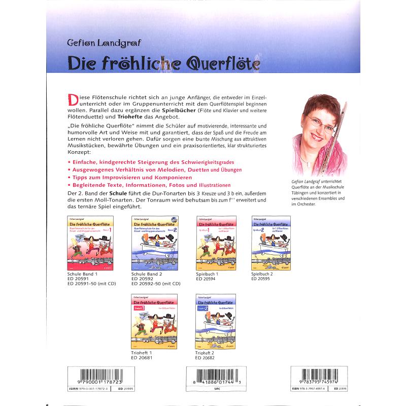 Die fröhliche Querflöte - Spielbuch 2