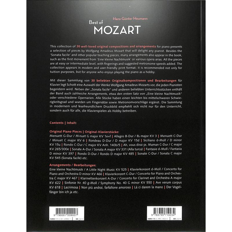 Best of Mozart Wolfgang Amadeus
