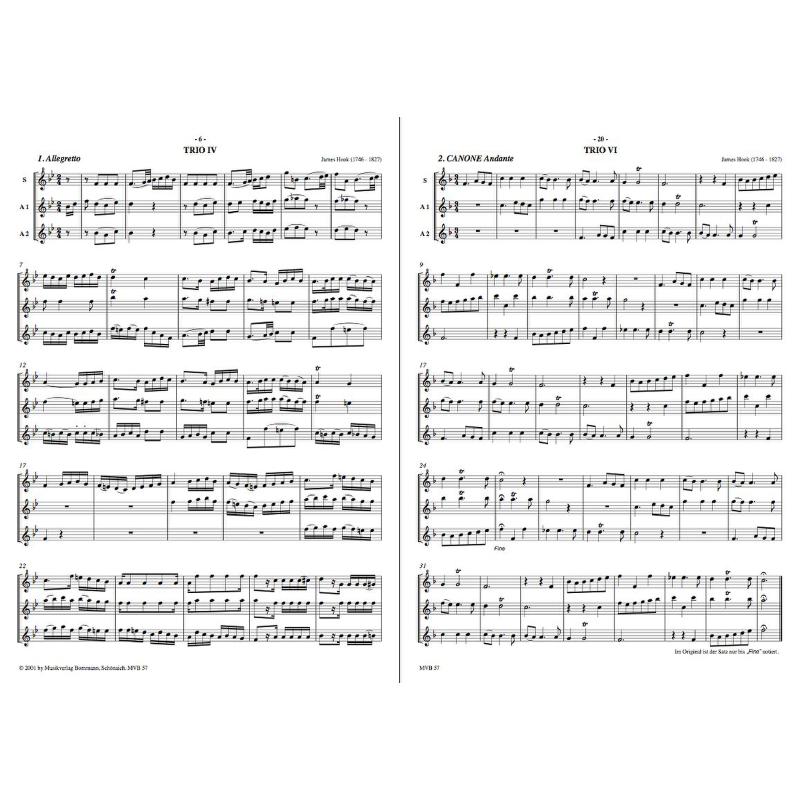 6 Trios op 83 Bd 2 (Nr 4-6)