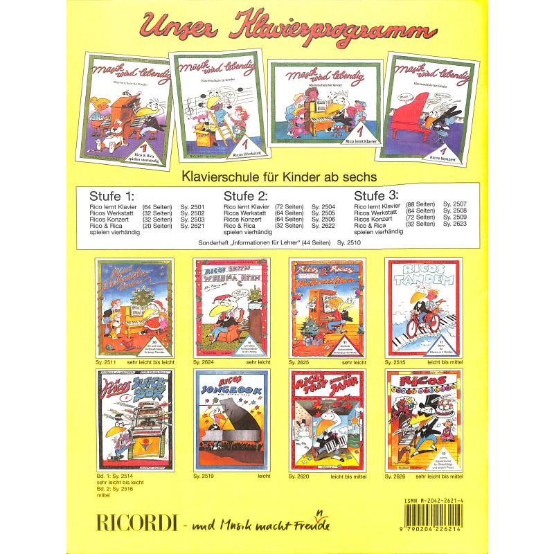 Rico + Rica spielen vierhändig