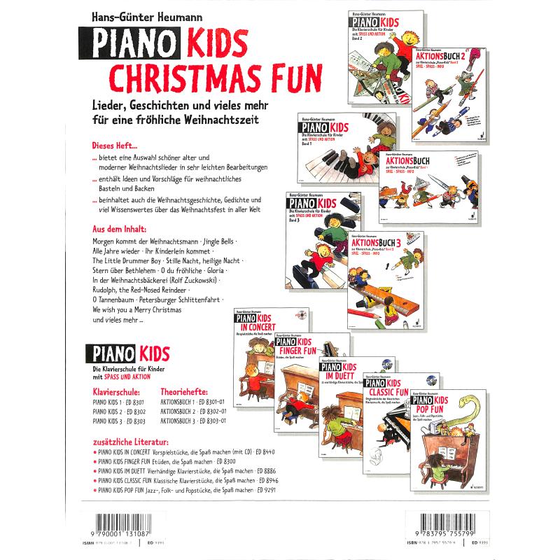 Piano kids christmas fun