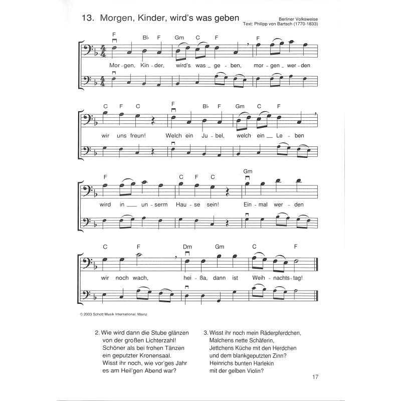 Die schönsten Weihnachtslieder