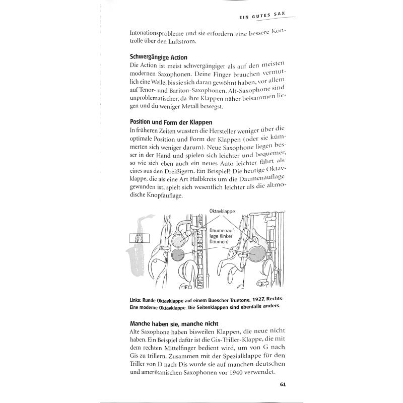 Pocket Info - Saxophon