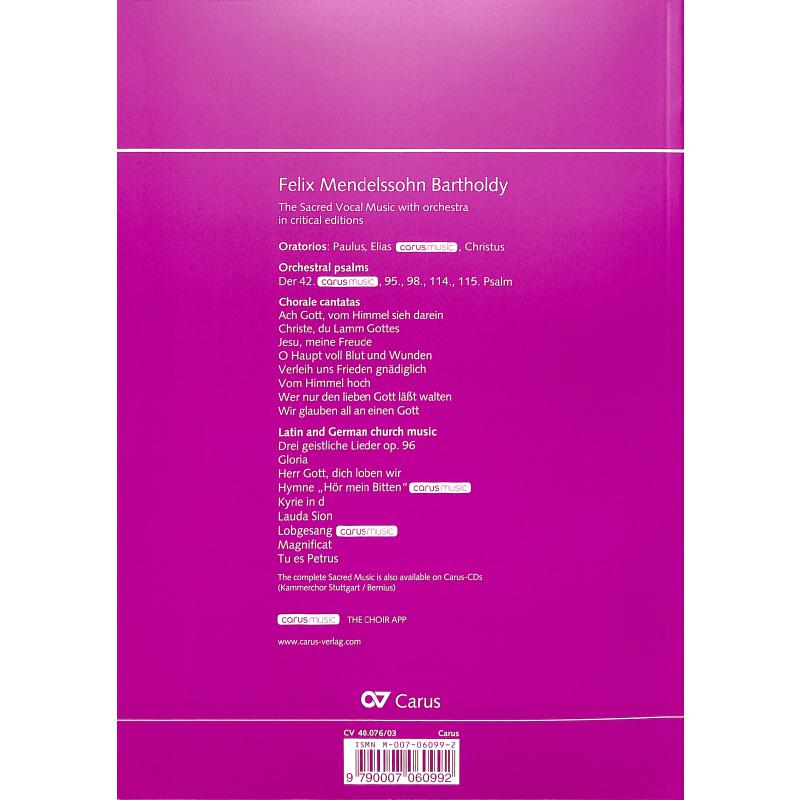 Lobgesang B-Dur op 52 (Sinfonie 2)