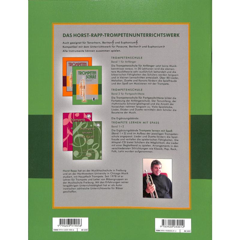 Trompetenschule für Anfänger 1