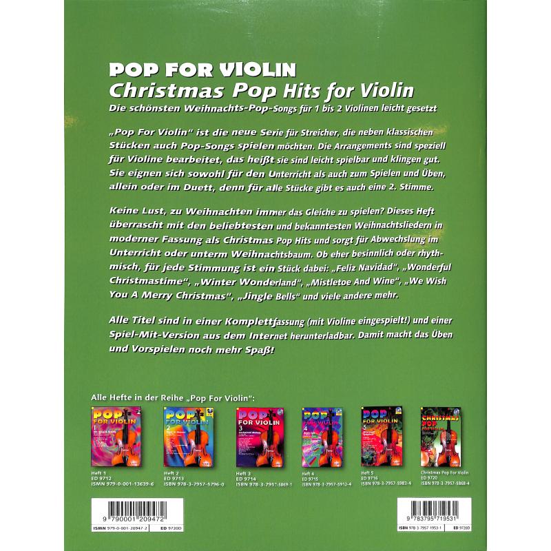 Christmas Pop for violin