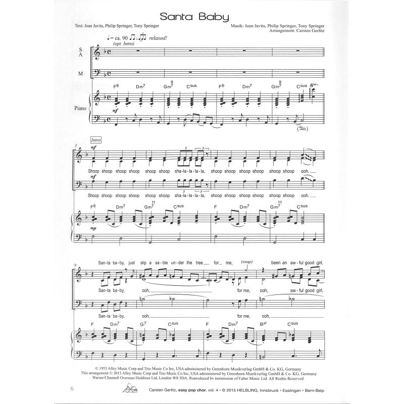 Easy Pop Chor 4 - X-MAS