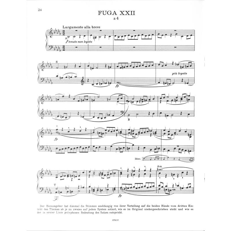 Das wohltemperierte Klavier 2/4