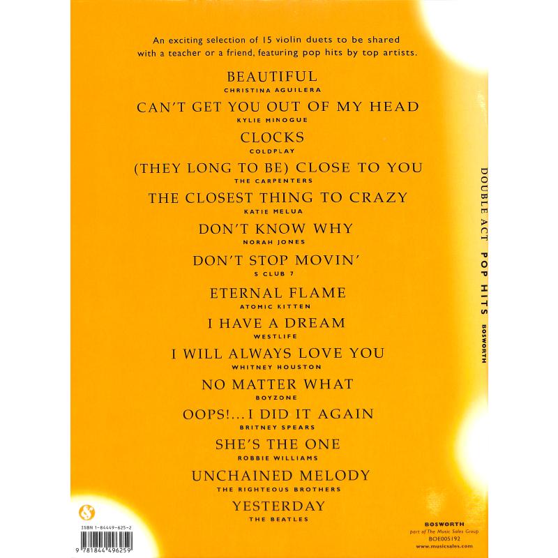 Double act - Pop hits