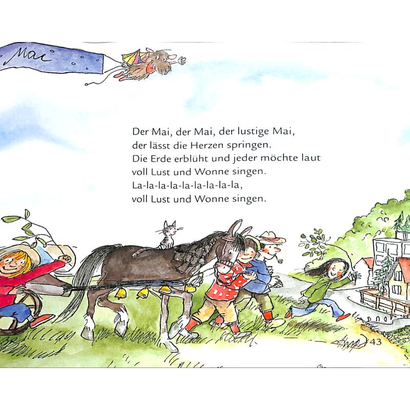 Rolfs bunte Liederreise | Mit 24 Liedern durch das Jahr