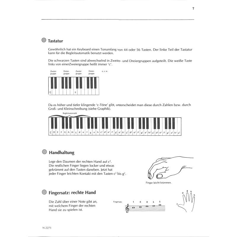 Der Keyboard Kurs 1