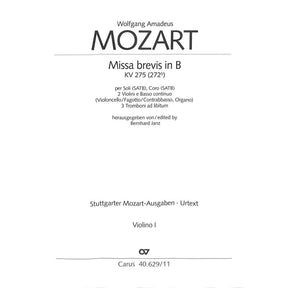 Missa brevis B-Dur KV 275 (272b)