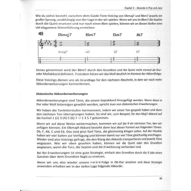 Pop + Rock Ukulele - Griffe und Akkorde